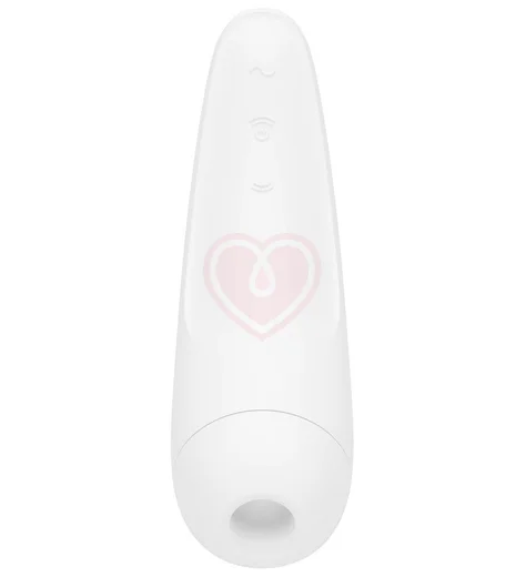 Вакуумный стимулятор с приложением Satisfyer Curvy 2+ белый фото 5