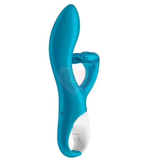 Вибратор Satisfyer Embrace Me с тройным клиторальным стимулятором бирюзовый фото 4