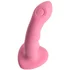Вибратор с пульсирующей головкой Strap-On-Me Tapping Dildo Wave M розовый фото 9