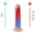 Реалистичный фаллоимитатор на присоске с эффектом памяти Model 1 Premium Real Skin 19 см телесный фото 3