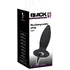 Анальная вибропробка Black Velvets Recharge Plug размер S чёрная фото 4