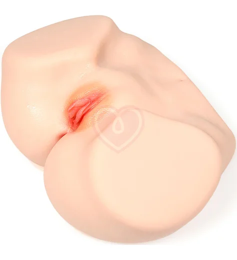 Мастурбатор-полуторс с вагиной и анусом Onahole Real Vagina с двойным слоем фото 4