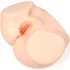 Мастурбатор-полуторс с вагиной и анусом Onahole Real Vagina с двойным слоем фото 4