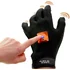 Левая массажная перчатка с вибрацией Fuzu Vibrating Massage Glove M чёрная фото 2