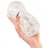 Мастурбатор с рельефом A-Toys Jelf прозрачный фото 4