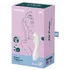 Вибратор с вакуумной стимуляцией Satisfyer Curvy Trinity 5+ и приложением белый фото 6