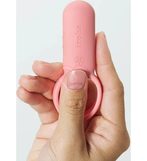 Эрекционное кольцо с вибрацией Tenga Iroha PaiRing Coral Pink коралл фото 2