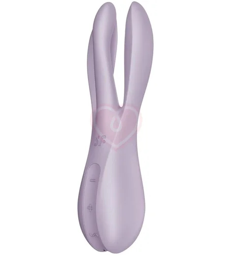 Вибростимулятор Satisfyer Threesome 2 с тремя кончиками фиолетовый фото 2