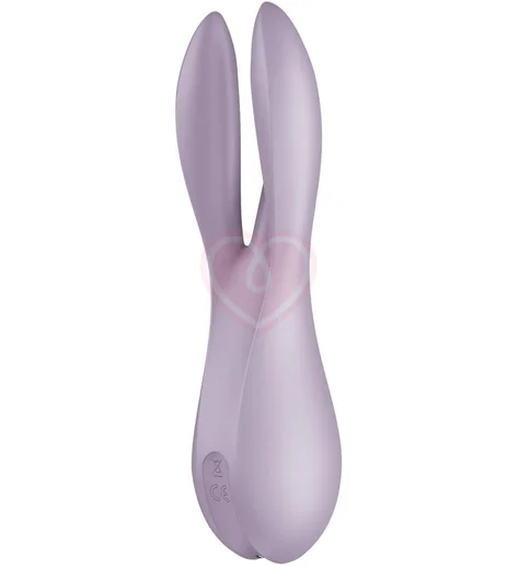 Вибростимулятор Satisfyer Threesome 2 с тремя кончиками фиолетовый фото 5