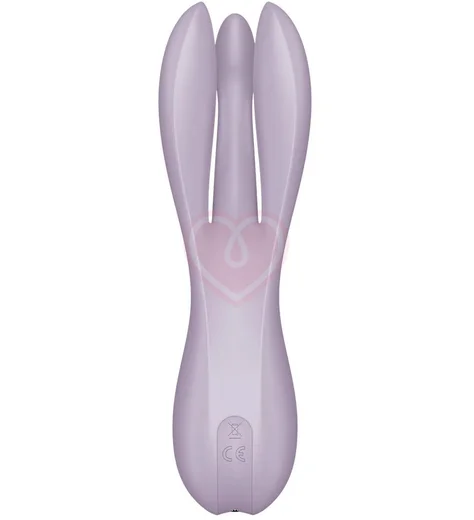 Вибростимулятор Satisfyer Threesome 2 с тремя кончиками фиолетовый фото 6