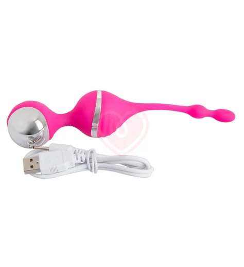 Шарики вагинальные с вибрацией Smile Vibro Love Balls розовые фото 3