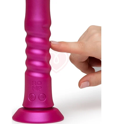 Вибратор на присоске Romp Jiggle розовый фото 2