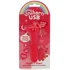 Вибропуля Unihorn Usb Cupid's Beau с функцией пульсации красная фото 3