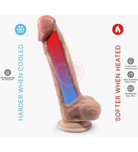 Реалистичный фаллоимитатор на присоске Silexd Model 1 Premium Real Skin телесный 23 см фото 6