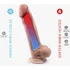 Реалистичный фаллоимитатор на присоске Silexd Model 1 Premium Real Skin телесный 23 см фото 6