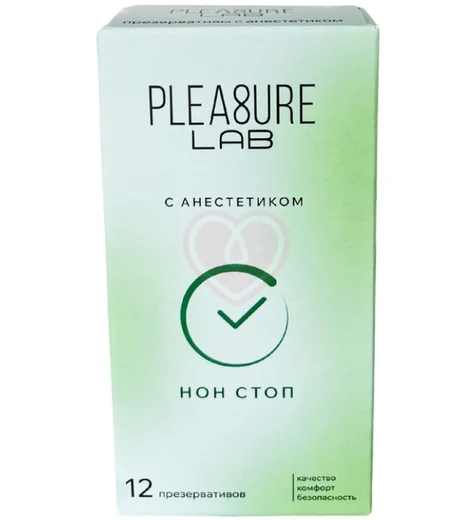 Презервативы с анестетиком и силиконовой смазкой Pleasure Lab 12 шт фото 1