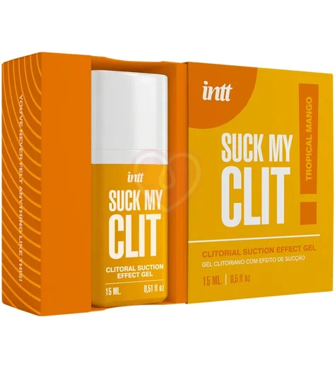 Жидкий вибратор для клитора Intt Suck My манго 15 мл фото 3