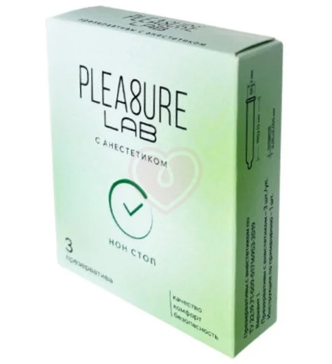 Презервативы с анестетиком и силиконовой смазкой Pleasure Lab 3 шт фото 2