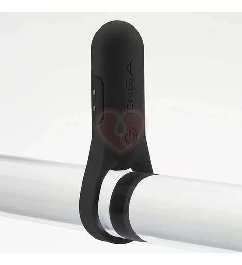 Эрекционное кольцо с усиленной вибрацией Tenga PaiRing+ чёрное фото 6
