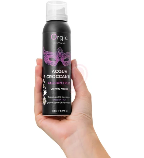 Шипучая пена для массажа Orgie Acqua Croccante маракуйя 150 мл фото 3