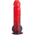 Реалистичный фаллоимитатор с подвижным внешним слоем Silexd Devil Red 20 см красный фото 4