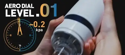 Мастурбатор с контролем вакуума Tenga Aero Cobalt Ring фото 5