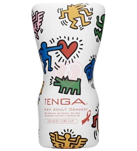 Мастурбатор Tenga&Keith Haring Soft Case Cup фото 1