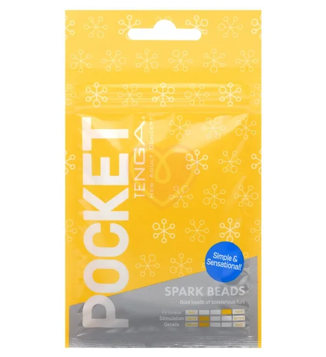 Карманный мастурбатор Tenga Pocket Spark Beads фото 1