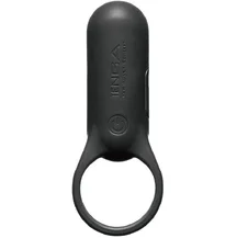 Эрекционное кольцо с вибрацией Tenga Svr+ Black чёрное
