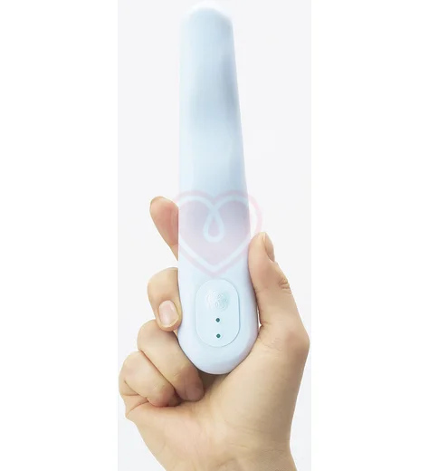 Нереалистичный гибкий вибратор Iroha Tsuki Fit Minamozuki голубой фото 5