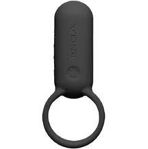 Эрекционное кольцо с вибрацией Tenga PaiRing чёрное