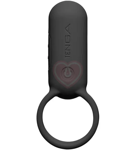 Эрекционное кольцо с вибрацией Tenga PaiRing чёрное фото 1