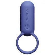 Эрекционное кольцо с вибрацией Tenga PaiRing индиго