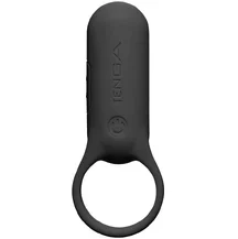 Эрекционное кольцо с усиленной вибрацией Tenga PaiRing+ чёрное