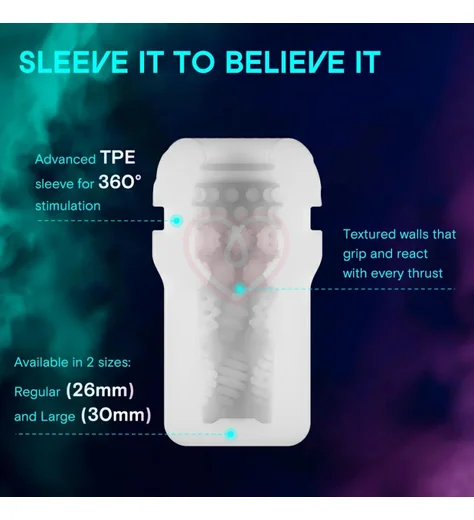 Интерактивный мастурбатор с движениями Svakom Kaotik Labs ShockWave фото 12