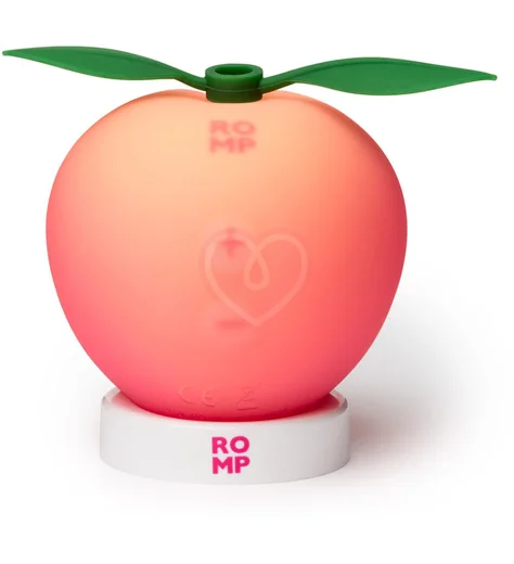 Вакуумный стимулятор в форме персика Romp Pink Peach фото 1