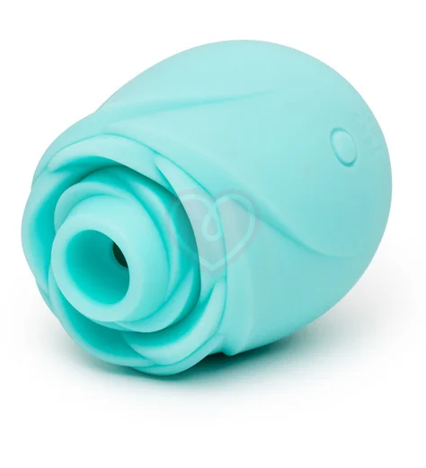 Вакуумный стимулятор в форме розы Romp Rose Glow голубой фото 9