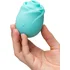 Вакуумный стимулятор в форме розы Romp Rose Glow голубой фото 12