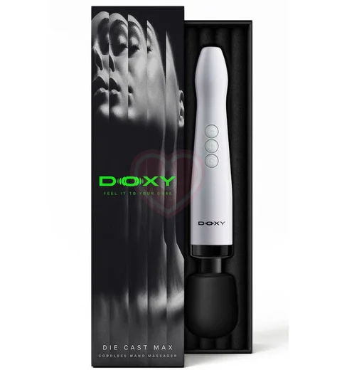 Массажёр Doxy Die Cast Max Cordless из алюминиево-титанового сплава белый фото 8