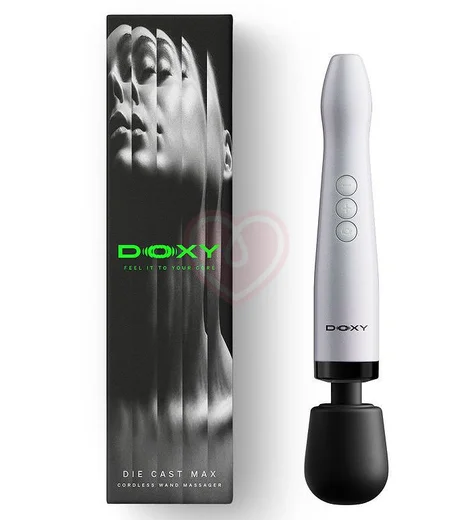 Массажёр Doxy Die Cast Max Cordless из алюминиево-титанового сплава белый фото 9