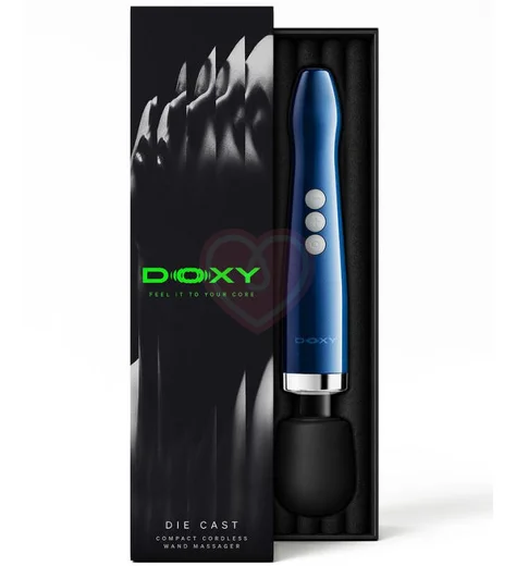 Компактный массажёр Doxy Die Cast Compact синий фото 9