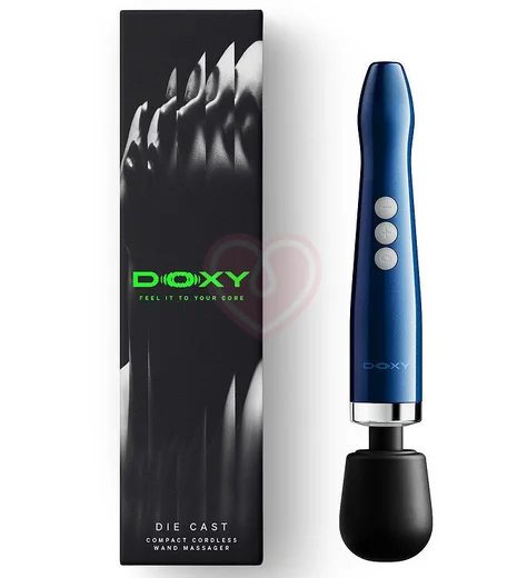Компактный массажёр Doxy Die Cast Compact синий фото 13