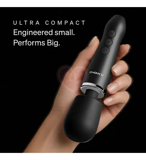 Массажёр с алюминиевым корпусом Doxy Go 2.0 чёрный фото 5