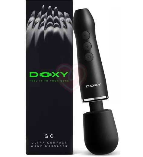 Массажёр с алюминиевым корпусом Doxy Go 2.0 чёрный фото 8