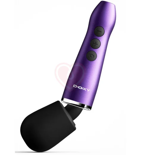 Массажёр с алюминиевым корпусом Doxy Go 2.0 фиолетовый фото 4