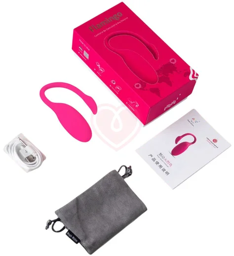 Вибратор Magic Motion Flamingo Pro с управлением со смартфона розовый фото 11