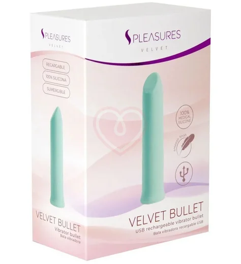 Вибропуля S Pleasures Velvet мятная фото 5