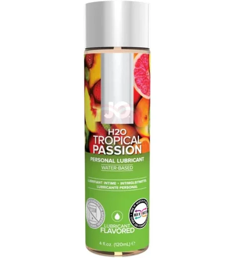 Съедобный лубрикант System JO H2O Flavored Tropical Passion с ароматом Тропические фрукты 120 мл фото 1