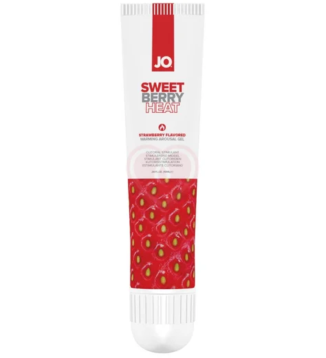 Возбуждающий гель для клитора System JO Sweet Berry Heat клубничный 10 мл фото 1