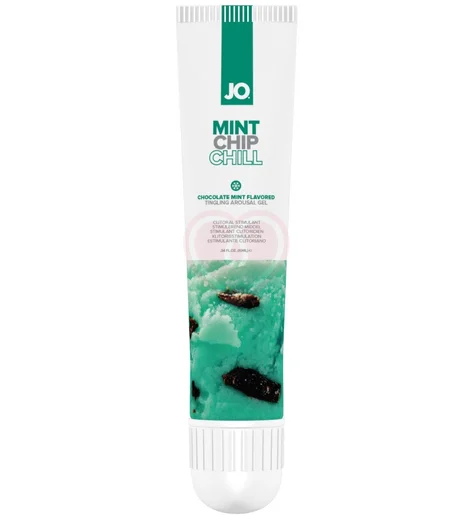 Охлаждающий гель для клитора System JO Mint Chip Chill мятный шоколад 10 мл фото 1